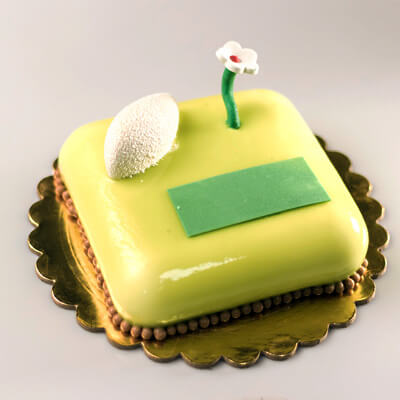 green tea pistachio cake